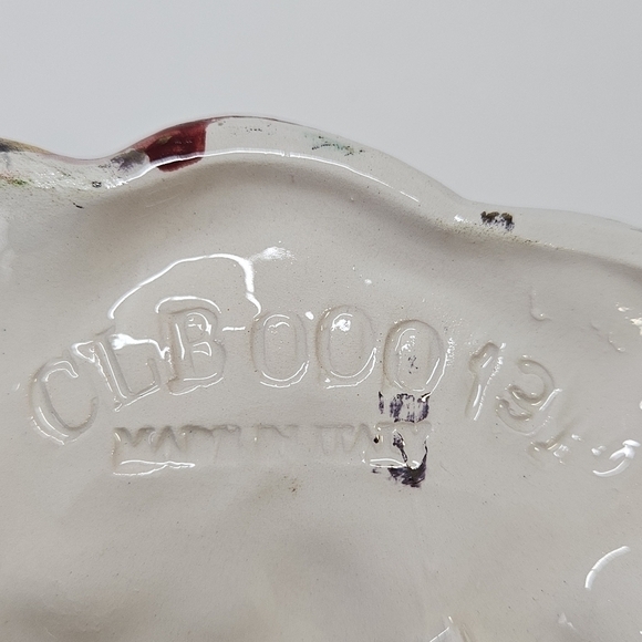 Venetian Carnival Mask Hand Painted Ceramic Wall Hanging Decor Made in Italy - Picture 6 of 7